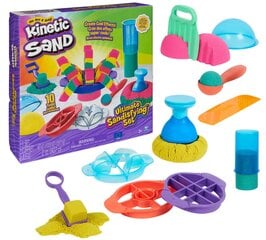 Kinetinio smėlio rinkinys su priedais Kinetic Sand Ultimate Sandisfying kaina ir informacija | Piešimo, tapybos, lipdymo reikmenys | pigu.lt