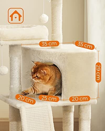 Draskyklė Feandrea PCT141M01 Cat Soft Plush, 115 cm цена и информация | Draskyklės | pigu.lt