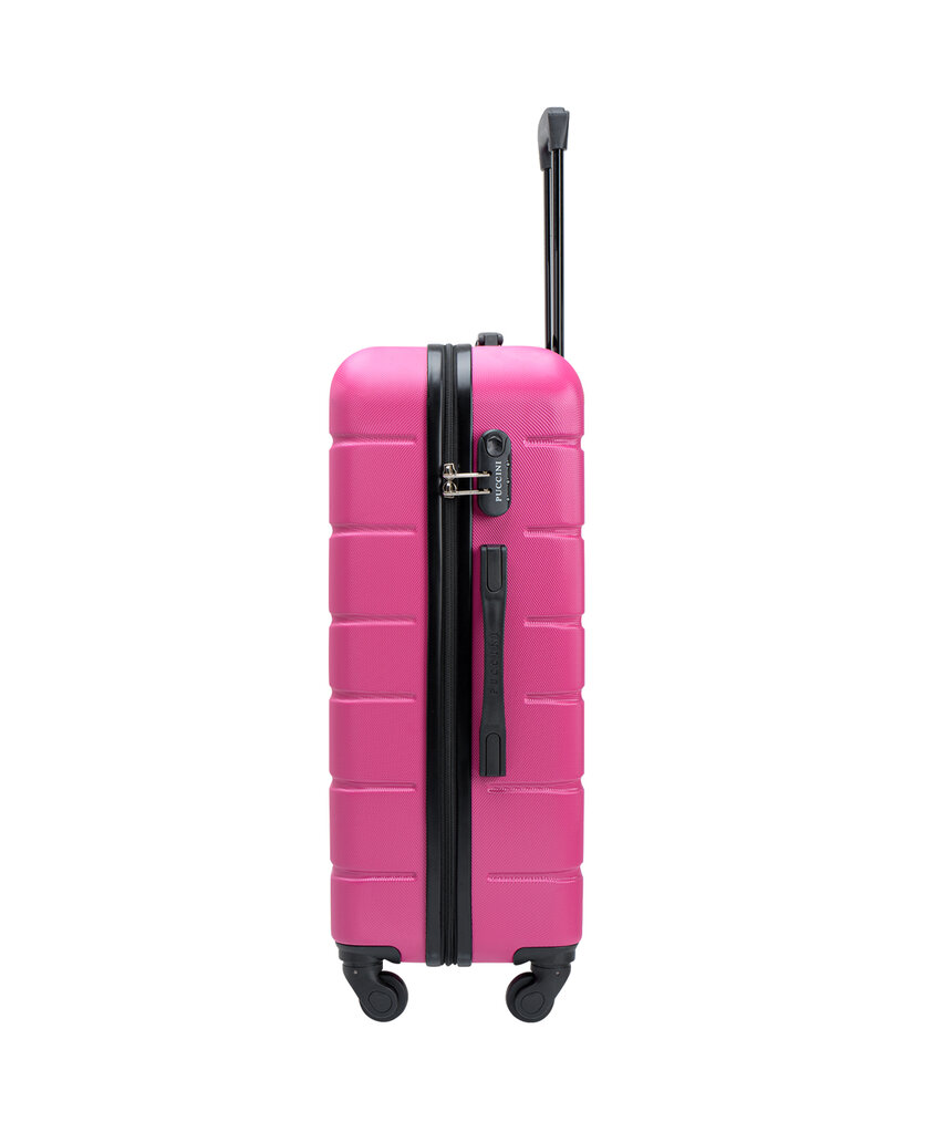 Vidutinis Puccini lagaminas ABS024B. M rožinis kaina ir informacija | Lagaminai, kelioniniai krepšiai | pigu.lt
