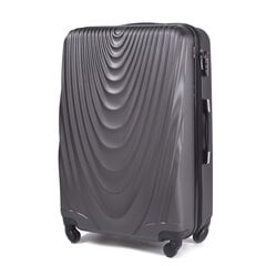 Mažas xs lagaminas Wings BS304, XS, pilkas kaina ir informacija | Lagaminai, kelioniniai krepšiai | pigu.lt