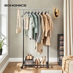 Вешалка для одежды Songmics HSR101B01 цена и информация | Вешалки и мешки для одежды | pigu.lt