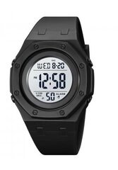 Мужские электронные часы Skmei 2048 чёрные, светлый циферблат цена и информация | Мужские часы | pigu.lt