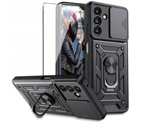 Чехол SAMSUNG A14 5G, черный с кольцом цена и информация | Чехлы для телефонов | pigu.lt