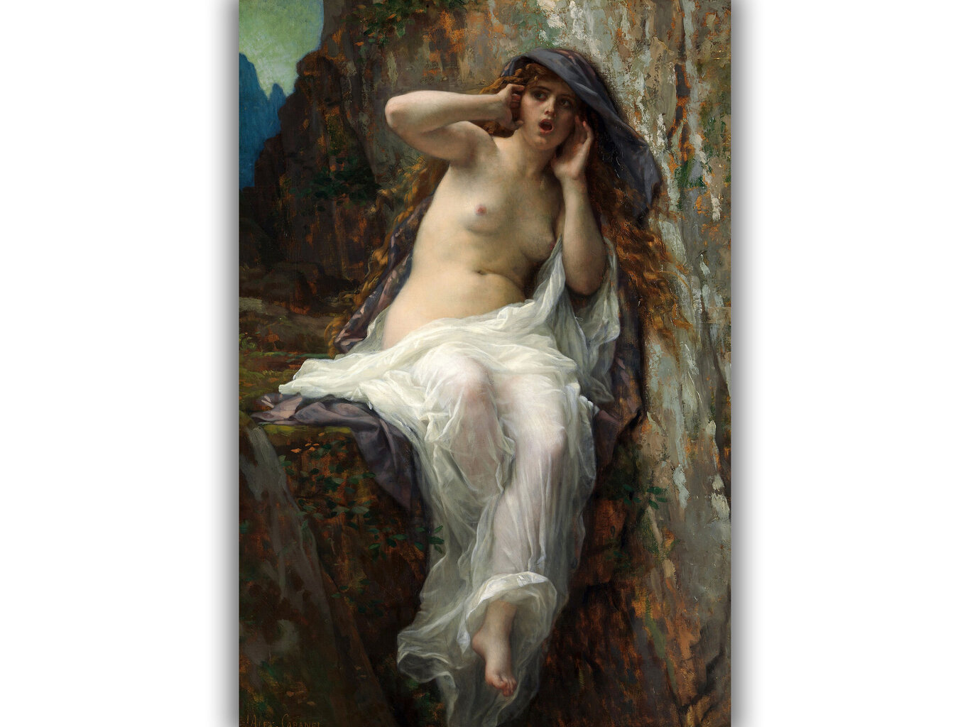 Reprodukcija Aidas (1874) (Alexandre Cabanel), 30 x 40 cm kaina ir informacija | Reprodukcijos, paveikslai | pigu.lt