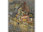 Reprodukcija Naktinis Paryžius (Konstantin Alexeevich Korovin), 40x35 cm