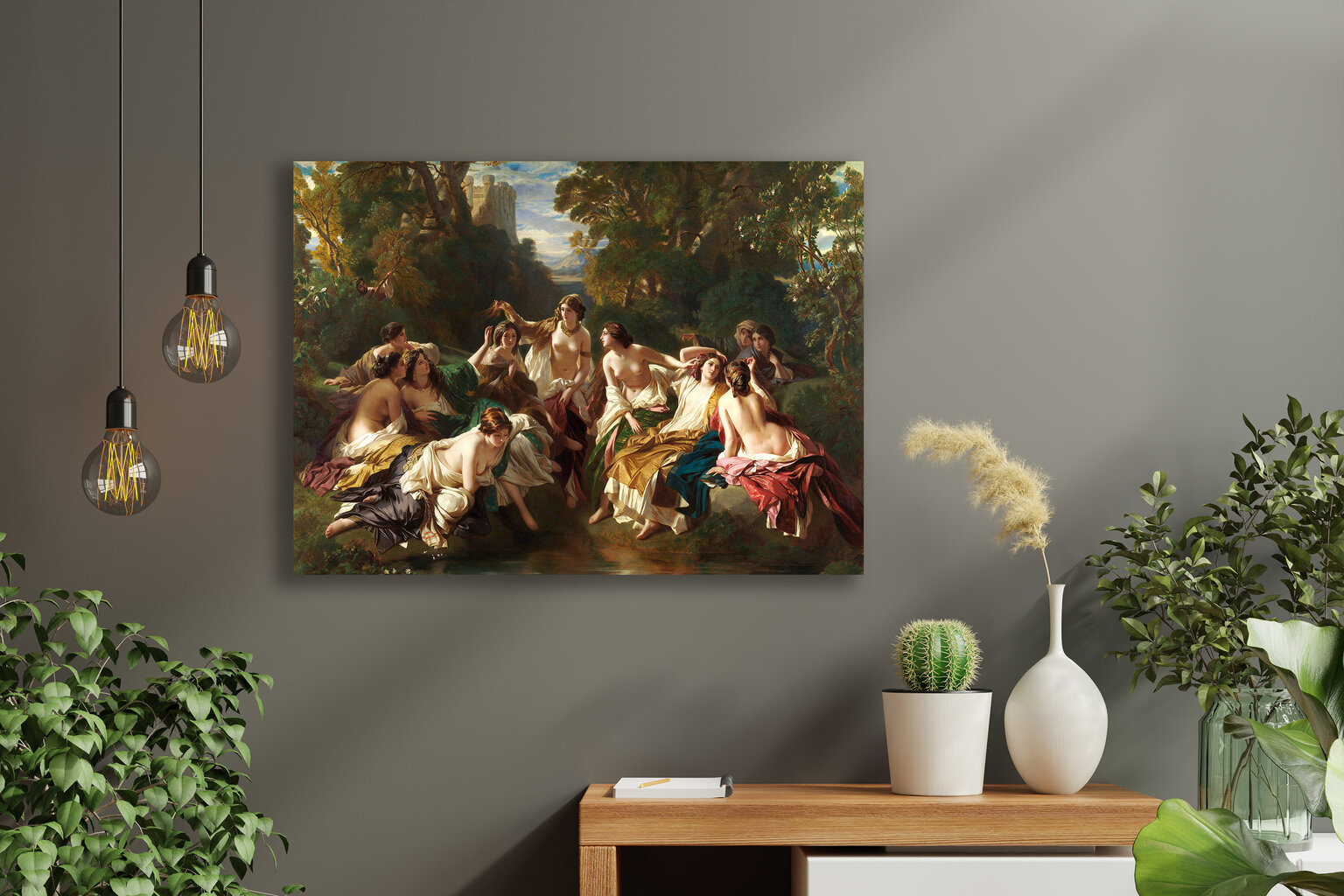 Reprodukcija Florinda (1853) (Franz Xaver Winterhalter), 30x40 cm kaina ir informacija | Reprodukcijos, paveikslai | pigu.lt