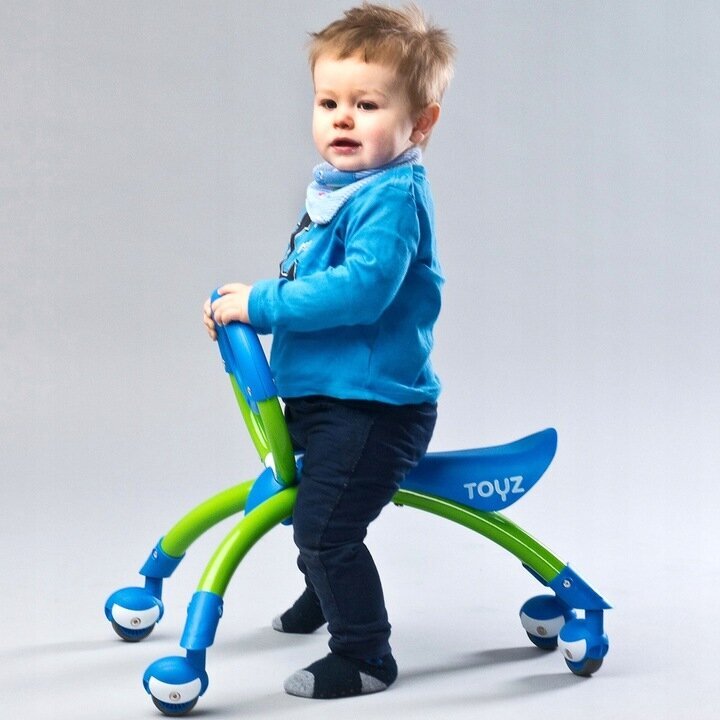 Stumdukas Pusher ToyzBeetle 2in1, žalias/geltonas kaina ir informacija | Žaislai kūdikiams | pigu.lt