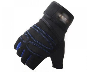 Тренировочные перчатки Litelife, L, чёрные цена и информация | Перчатки для турника и фитнеса | pigu.lt