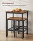 Baro stalas Vasagle LBT017B01, rudas/juodas kaina ir informacija | Virtuvės ir valgomojo kėdės | pigu.lt