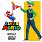 Karnavalinis kostiumas Super Mario Luigi, 109-126 cm цена и информация | Karnavaliniai kostiumai | pigu.lt