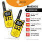 Radijo stotelė Decross DC43, geltona цена и информация | Radijo stotelės, racijos | pigu.lt