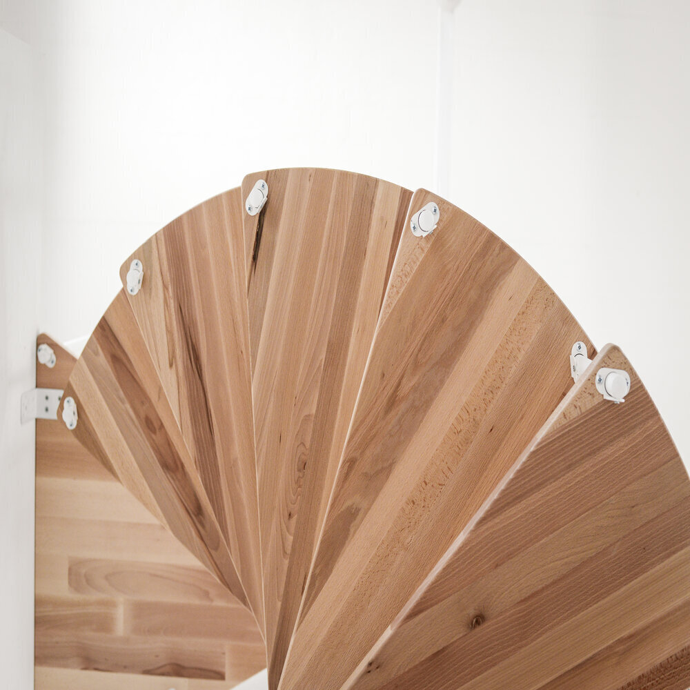 Spiraliniai laiptai Minka Venezia Ø120 cm, 309 cm kaina ir informacija | Laiptai | pigu.lt