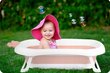Sulankstoma kūdikių vonelė su pagalve 728000, rožinė цена и информация | Maudynių priemonės | pigu.lt