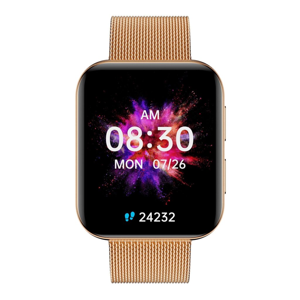 Garett GRC Maxx Gold Steel kaina ir informacija | Išmanieji laikrodžiai (smartwatch) | pigu.lt