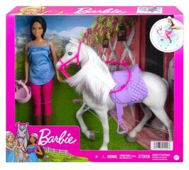 Lėlė Barbie su žirgu kaina ir informacija | Žaislai mergaitėms | pigu.lt