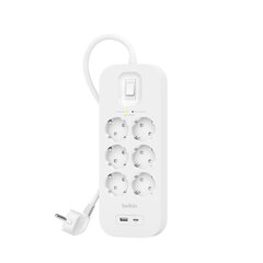 Ilgiklis Belkin SRB002VF2M Balta kaina ir informacija | Prailgintuvai | pigu.lt