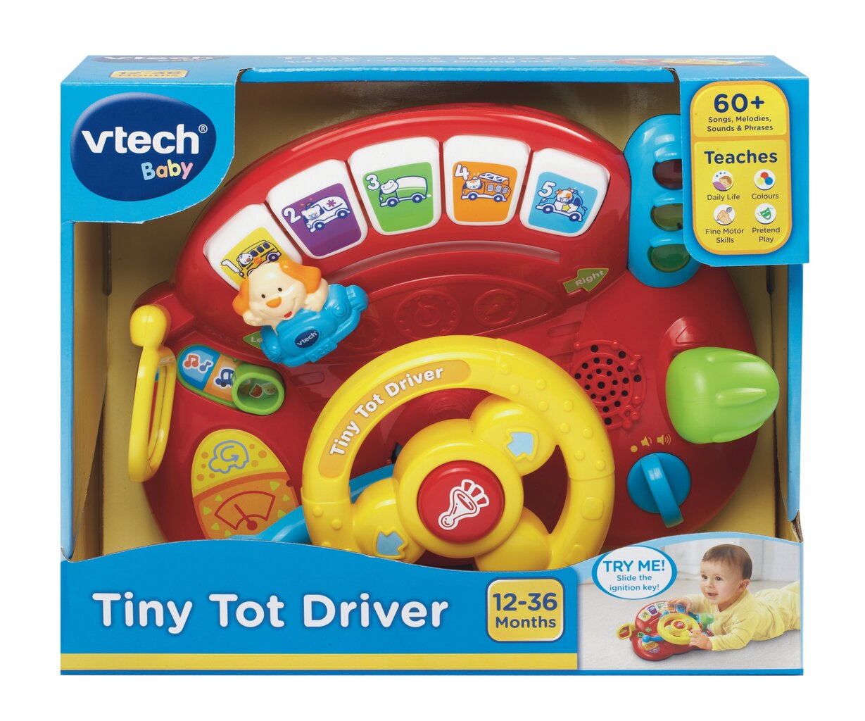 Žaislas Vtech Mažasis vairuotojas kaina ir informacija | Žaislai kūdikiams | pigu.lt