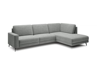 Dešininė kampinė sofa Bogart Elentio L, pilka kaina ir informacija | Minkšti kampai | pigu.lt