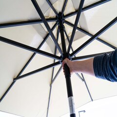 Skėtis nuo saulės Madison Moraira, 230x230 cm, pilkas цена и информация | Зонты, маркизы, стойки | pigu.lt