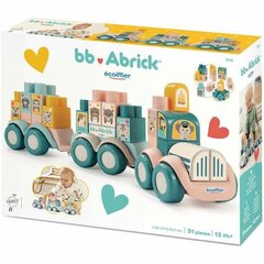 Konstruktorius Ecoiffier Abrick, traukinys цена и информация | Развивающие игрушки | pigu.lt