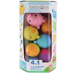 Sensoriniai gyvūnai Trefl Lalaboom Montessori 4-in-1, 24 vnt. цена и информация | Игрушки для малышей | pigu.lt