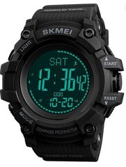 Мужские часы Skmei 1356BK black Compass цена и информация | Мужские часы | pigu.lt