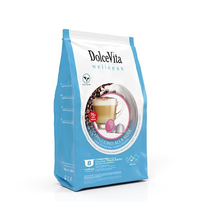 Dolce Vita kavos kapsulės Soy Cappuccino, 8 vnt. цена и информация | Kava, kakava | pigu.lt