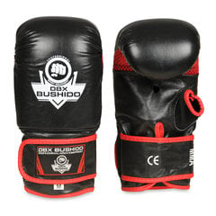 Перчатки боксерские для груши DBX Bushido ARB-727 M, натуральная кожа, черные цена и информация | Боевые искусства | pigu.lt