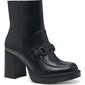 Tamaris aukštakulniai batai moterims, juodi kaina ir informacija | Aulinukai, ilgaauliai batai moterims | pigu.lt