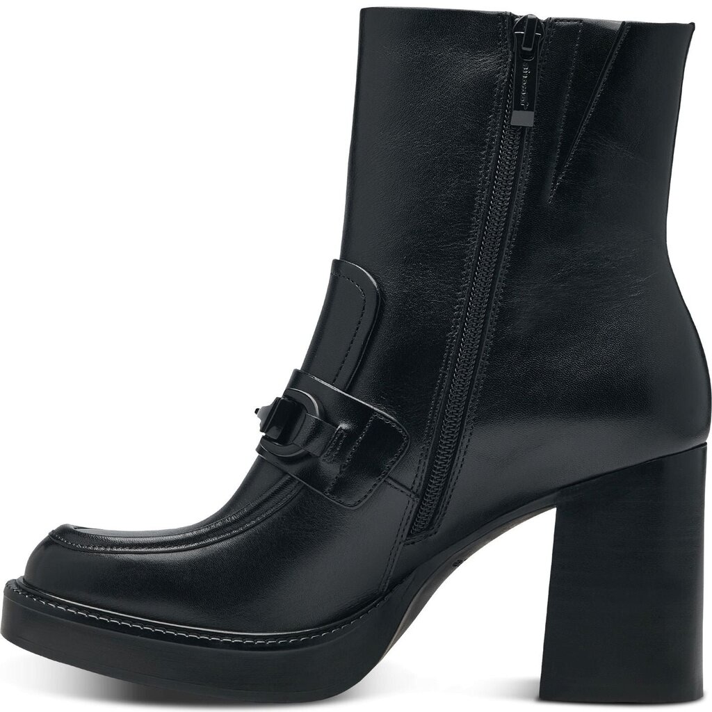 Tamaris aukštakulniai batai moterims, juodi kaina ir informacija | Aulinukai, ilgaauliai batai moterims | pigu.lt