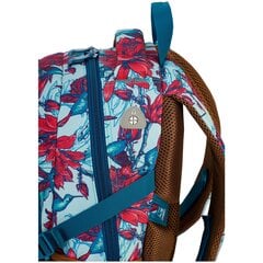 Школьный рюкзак для девочек с цветочным рисунком, 42 см цена и информация | Школьные рюкзаки, спортивные сумки | pigu.lt