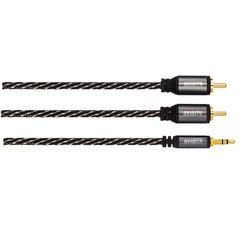 Avinity, RCA/Aux 3.5 mm, 1.5 m kaina ir informacija | Kabeliai ir laidai | pigu.lt