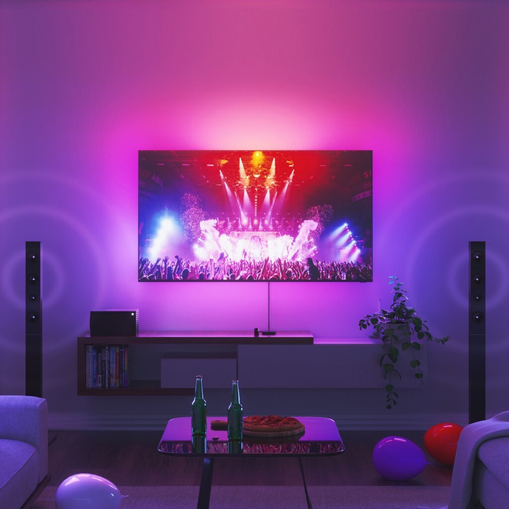 Nanoleaf 4D TV Screen Mirror + Light Strips Kit NF082K02-40LS kaina ir informacija | Išmaniųjų (Smart TV) ir televizorių priedai | pigu.lt