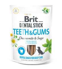 Brit Dental Stick Teeth & Gums kramtomosios lazdelės šunims 7 vnt 251g kaina ir informacija | Brit Gyvūnų prekės | pigu.lt