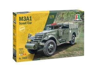 Italeri - M3A1 Scout Car, 1/72, 7063 цена и информация | Конструкторы и кубики | pigu.lt