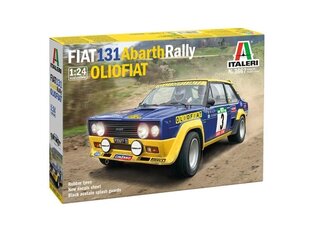 Konstruktorius Italeri Fiat 131 Abarth Rally Olio Fiat 1/24, 3667 kaina ir informacija | Konstruktoriai ir kaladėlės | pigu.lt