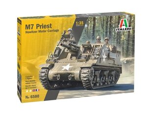 Italeri - M7 Priest Howitzer Motor Carriage, 1/35, 6580 цена и информация | Конструкторы и кубики | pigu.lt