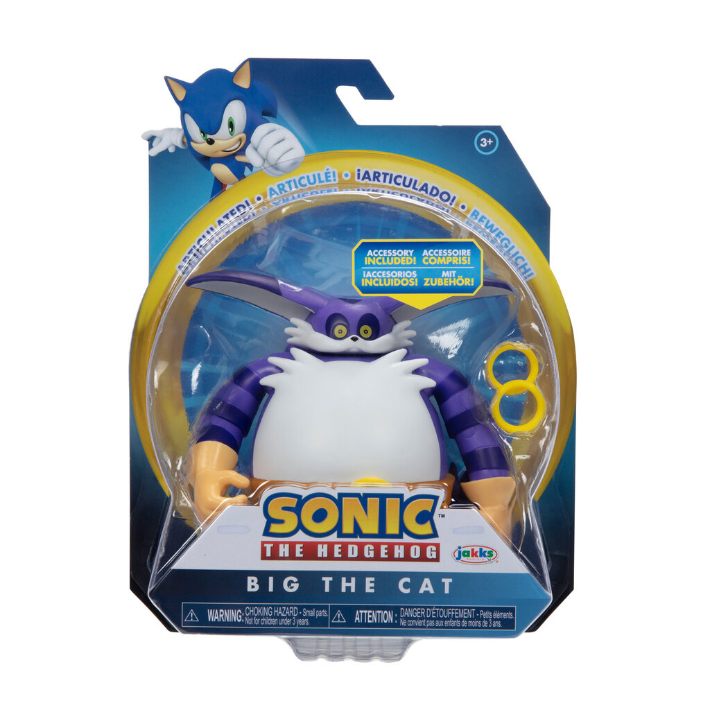 Фигурка с аксессуарами Sonic the Hedgehog W11, 10 см цена | pigu.lt