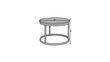 Kavos staliukas ADRK Furniture Rinen, 55x55cm, rudas/baltas kaina ir informacija | Kavos staliukai | pigu.lt