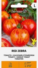 Valgomieji pomidorai Red Zebra H Žalia stotelė цена и информация | Семена овощей, ягод | pigu.lt