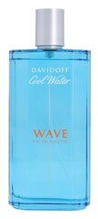 Davidoff Cool Water Wave Туалетная вода для мужчин Тестер 125 мл цена и информация | Мужские духи | pigu.lt