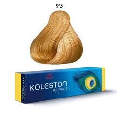 Краска для волос Wella Professionals, 9/3 Very Light Blonde Gold, 60 мл цена и информация | Краска для волос | pigu.lt