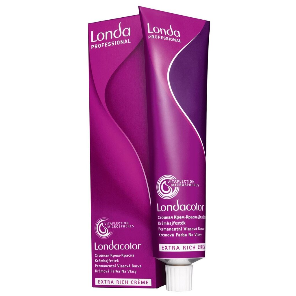 Plaukų dažai Londa Professional Permanent Hair Dye, 7/ Medium Blonde, 60 ml kaina ir informacija | Plaukų dažai | pigu.lt
