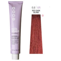 Plaukų dažai Milk Shake Creative Permanent Color 6.6 Red Dark Blond, 100 ml kaina ir informacija | Plaukų dažai | pigu.lt