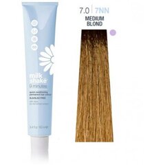 Краска для волос MilkShake 9 Minutes Quick Permanent, 7.0/7N Medium Blond, 100 мл цена и информация | Краска для волос | pigu.lt