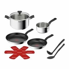 Tefal puodų rinkinys, 8 vnt. цена и информация | Кастрюли, скороварки | pigu.lt