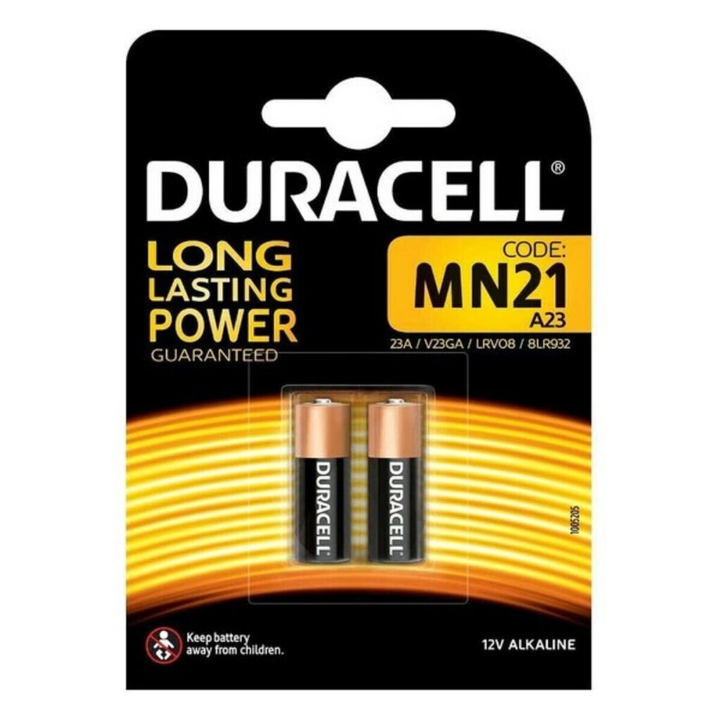 Duracell MN21B2 baterijos, 12 V kaina ir informacija | Elementai | pigu.lt