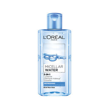 Micelinis vanduo L'Oreal Pari Cleansing, Micellar Water For All Skin Types, 95 ml kaina ir informacija | Veido prausikliai, valikliai | pigu.lt