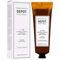 Šampūnas nuo pleiskanų vyrams Depot 00 Hair Cleansing No. 106 Clear Formula, 125 ml kaina ir informacija | Šampūnai | pigu.lt