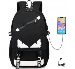 Светящийся в темноте рюкзак с аксессуарами Marshmello USB, 35 л цена и информация | Школьные рюкзаки, спортивные сумки | pigu.lt